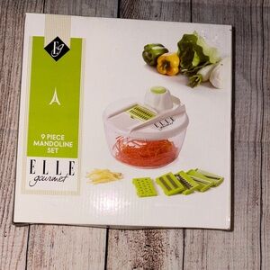 Elle Gourmet Mandoline Set - White and Green
